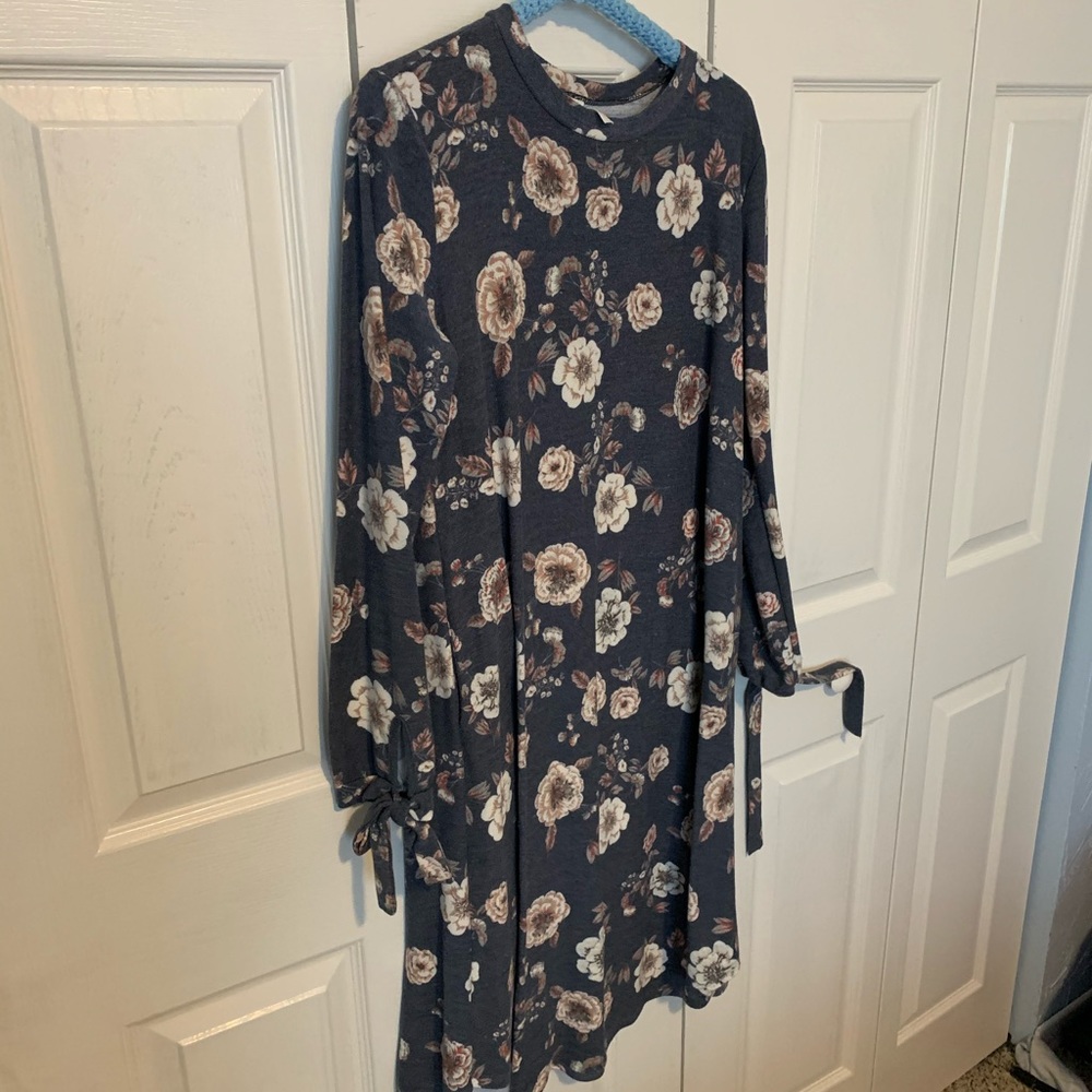 Long sleeve sweater dress